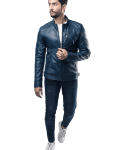 Men leather jacket 109