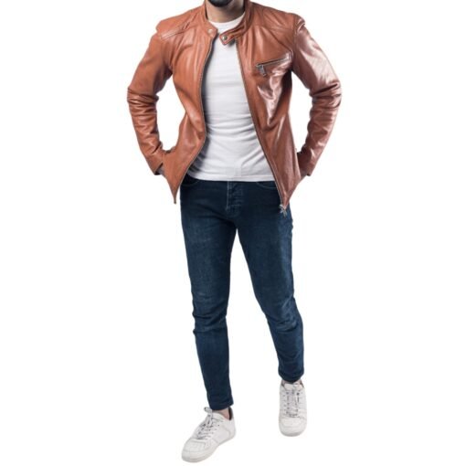 Men's Sheep Leather Stylish Designer Jacket