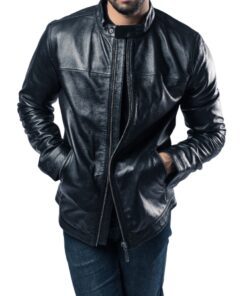 Men leather jacket 130