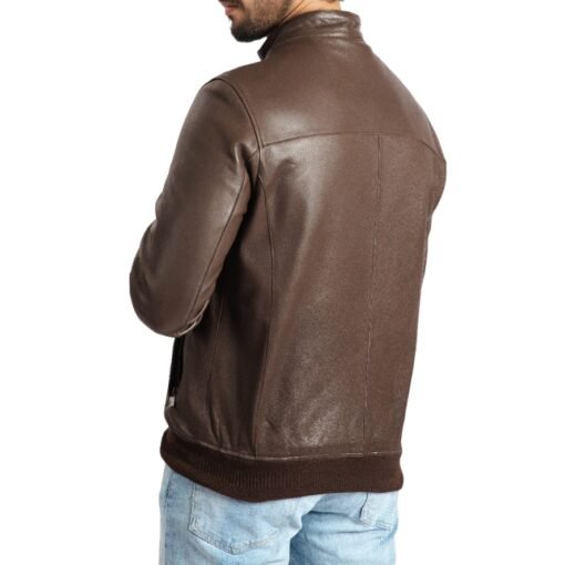 Men leather jacket 141