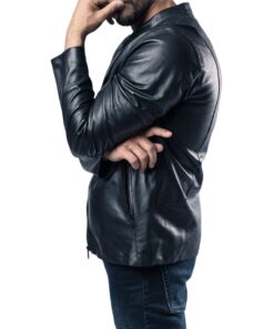 Men leather jacket 87