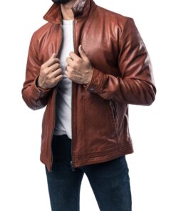 Men leather jacket 90