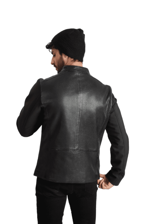 Men leather jacket 97