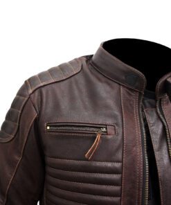 Men leather Jacket 292