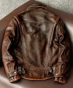 Men leather Jacket 296