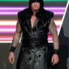 THE UNDERTAKER WWE RAW BLACK LEATHER VEST COAT
